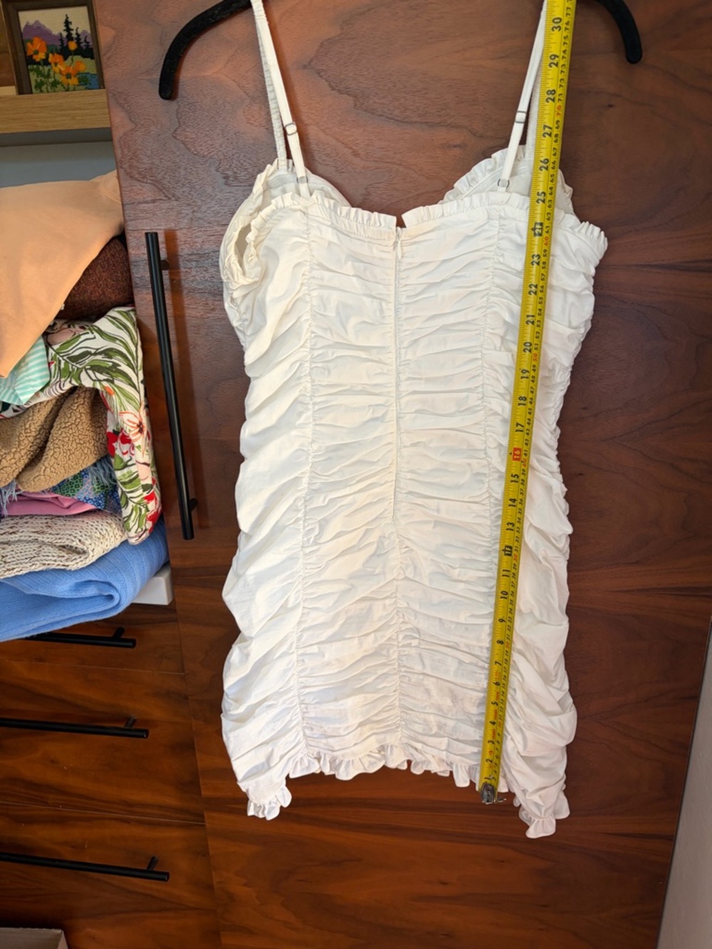 Mable White Mini Dress - Picture 7 of 8